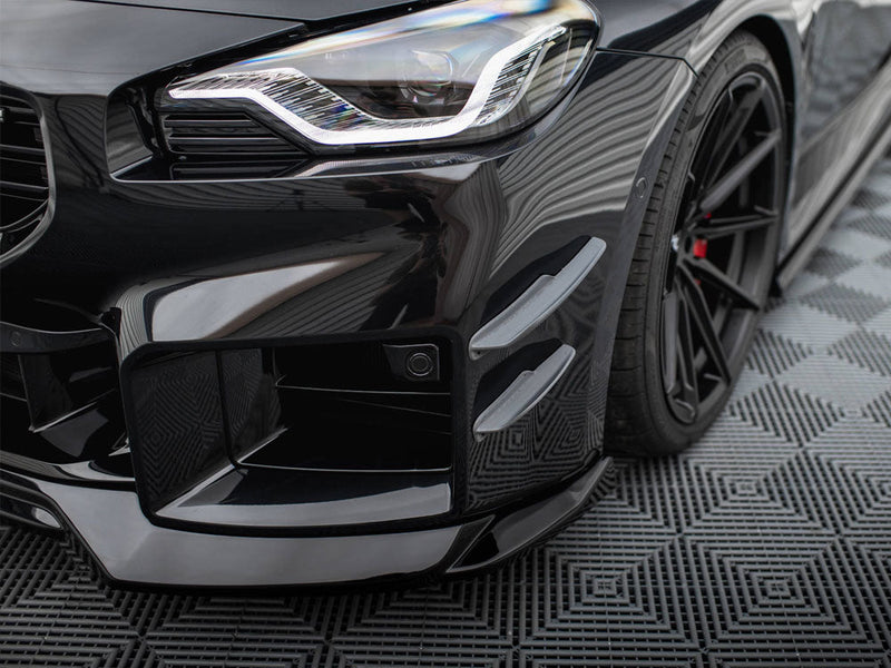 Maxton Design - FRONT BUMPER WINGS (CANARDS) BMW M2 G87