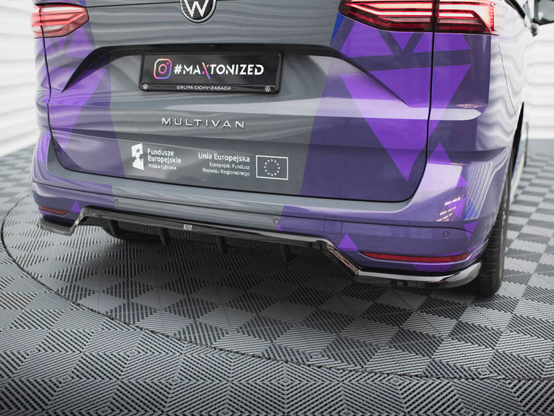 Maxton Design - CENTRAL REAR SPLITTER (VERTICAL BARS) VW MULTIVAN T7