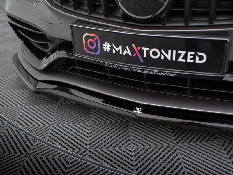 Maxton Design - FRONT SPLITTER V.1 MERCEDES-AMG C63 SEDAN / ESTATE W205 FACELIFT
