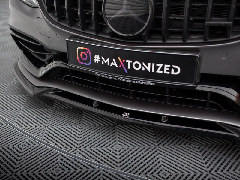 Maxton Design - FRONT SPLITTER V.2 MERCEDES-AMG C63 SEDAN / ESTATE W205 FACELIFT