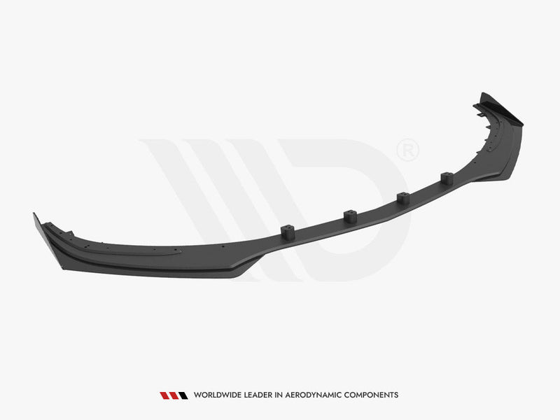 Maxton Design - STREET PRO FRONT SPLITTER + FLAPS MERCEDES-AMG C63 SEDAN / ESTATE W205 FACELIFT