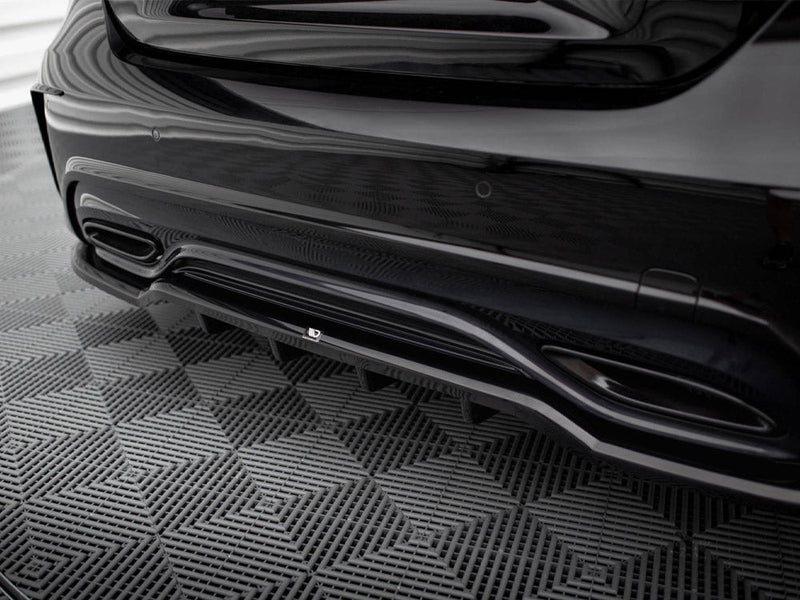Maxton Design - Rear Splitter (Vertical Bars) Mercedes-Benz A AMG-Line W176 Facelift