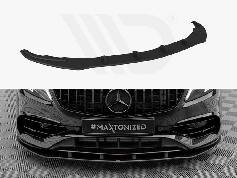 Maxton Design - STREET PRO FRONT SPLITTER MERCEDES-BENZ A AMG-LINE W176 FACELIFT