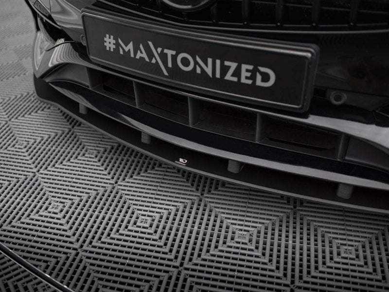 Maxton Design - STREET PRO FRONT SPLITTER MERCEDES-BENZ A AMG-LINE W176 FACELIFT