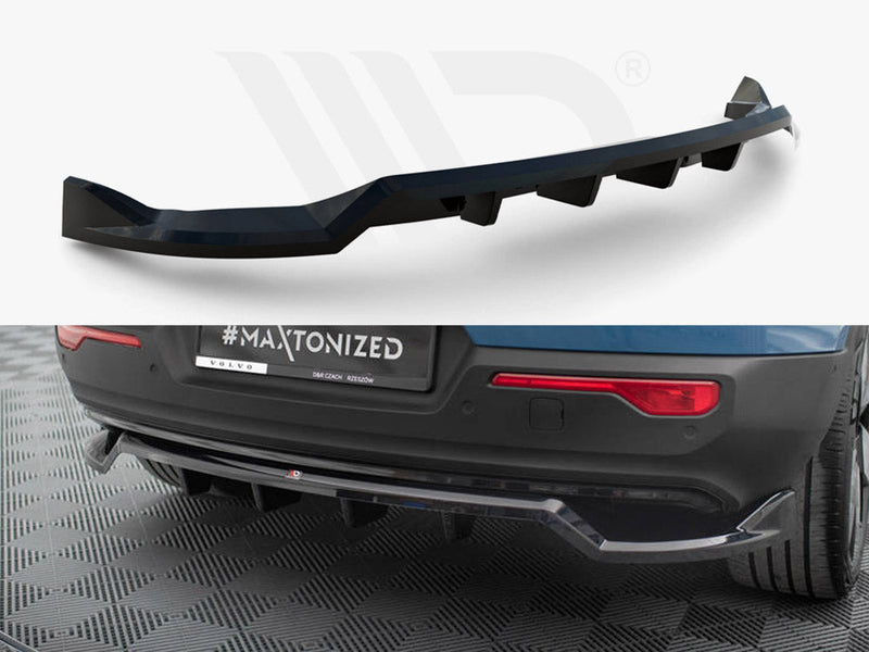 Maxton Design - CENTRAL REAR SPLITTER (VERTICAL BARS) VOLVO C40 MK1
