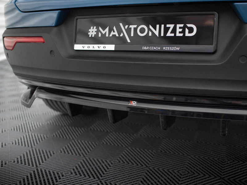 Maxton Design - CENTRAL REAR SPLITTER (VERTICAL BARS) VOLVO C40 MK1