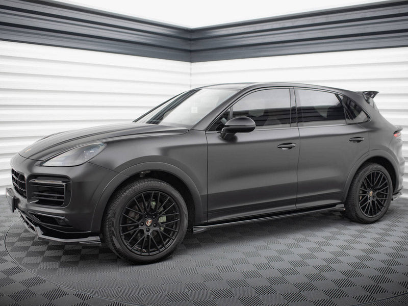 Maxton Design - SIDE SKIRTS DIFFUSERS PORSCHE CAYENNE SPORT DESIGN MK3 / STANDARD MK3 FACELIFT