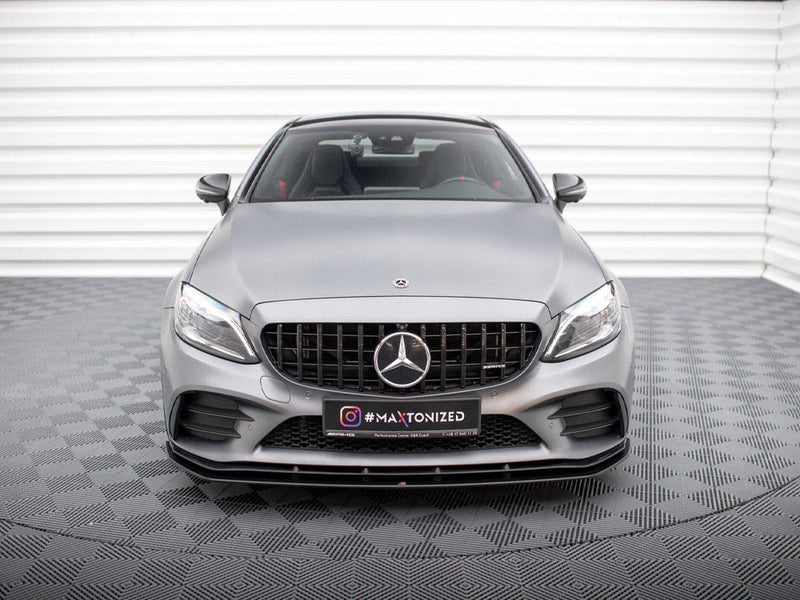 Maxton Design - STREET PRO FRONT SPLITTER MERCEDES-AMG C43 COUPE C205 FACELIFT