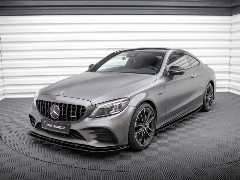 Maxton Design - STREET PRO SIDE SKIRTS DIFFUSERS MERCEDES-AMG C43 COUPE C205 FACELIFT
