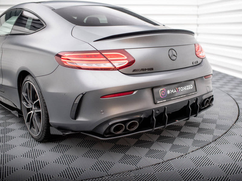 Maxton Design - STREET PRO REAR DIFFUSER MERCEDES-AMG C43 COUPE C205 FACELIFT