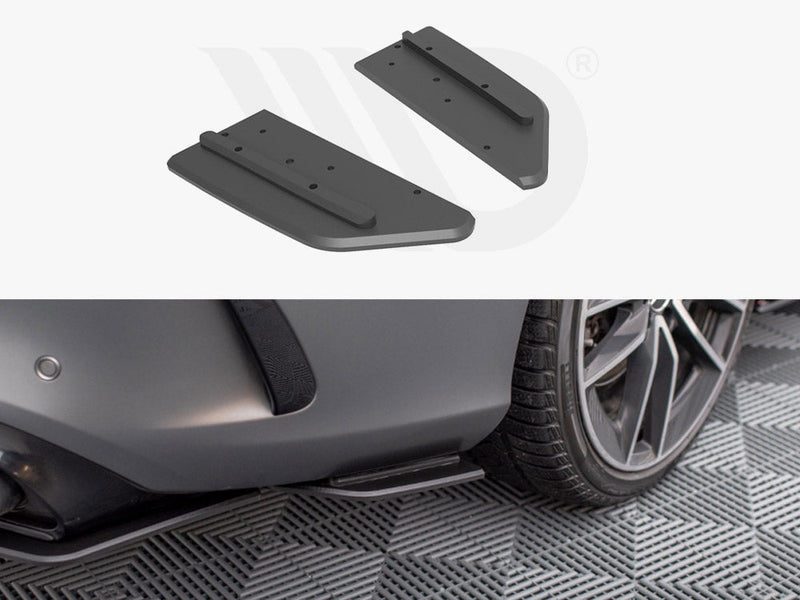 Maxton Design - STREET PRO REAR SIDE SPLITTERS MERCEDES-AMG C43 COUPE C205 FACELIFT