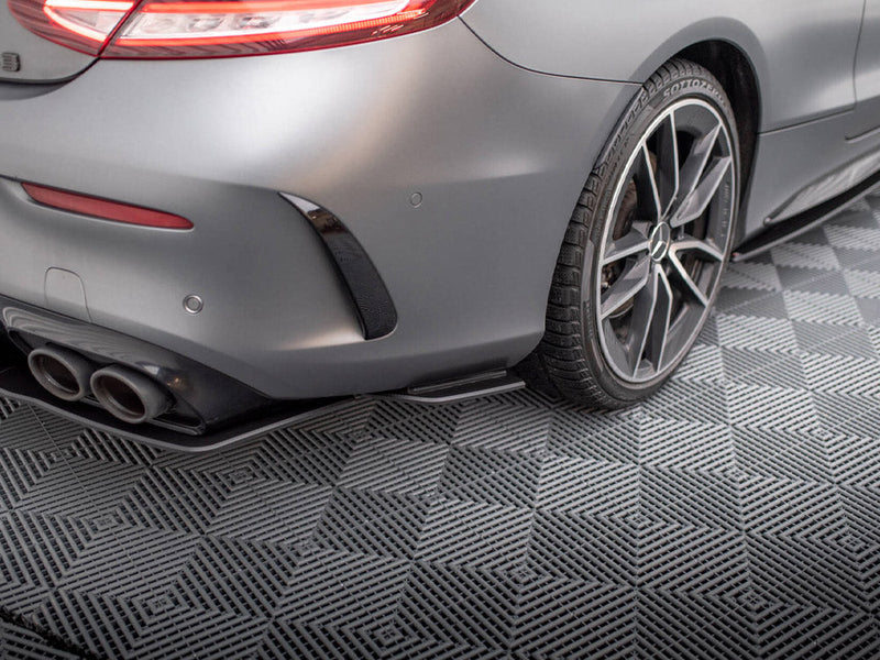 Maxton Design - STREET PRO REAR SIDE SPLITTERS MERCEDES-AMG C43 COUPE C205 FACELIFT