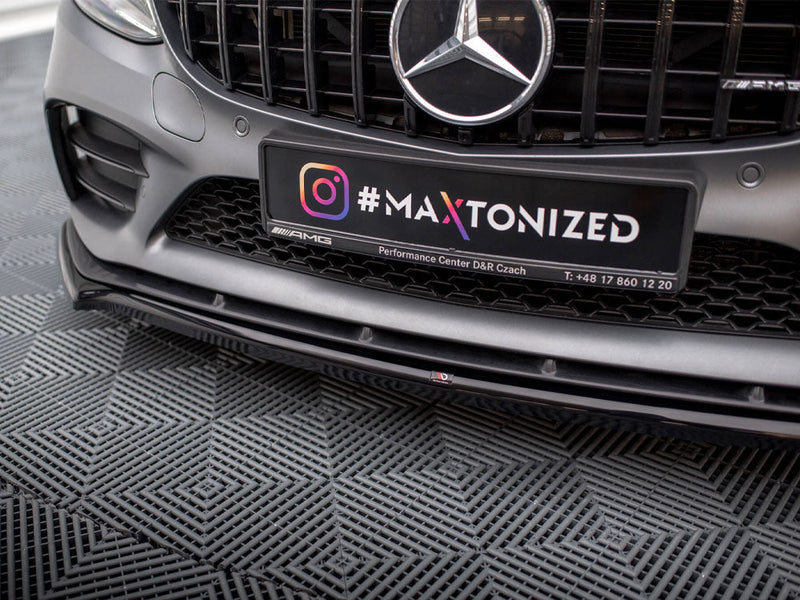 Maxton Design - Front Splitter V.1 Mercedes-AMG C43 Coupe / Sedan / Estate C205 / W205 / S205 Facelift