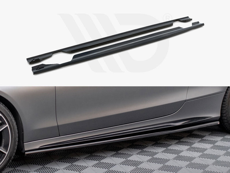Maxton Design - SIDE SKIRTS DIFFUSERS MERCEDES-AMG C43 COUPE C205 FACELIFT