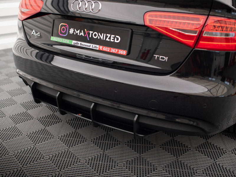 Maxton Design - STREET PRO REAR DIFFUSER AUDI A4 B8 FACELIFT