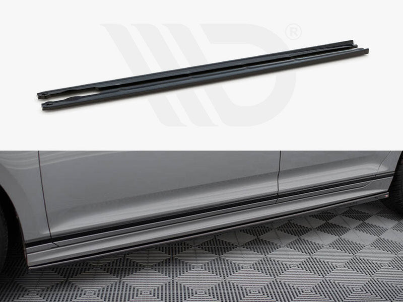 Maxton Design - SIDE SKIRTS DIFFUSERS VOLKSWAGEN PASSAT R-LINE B8 FACELIFT