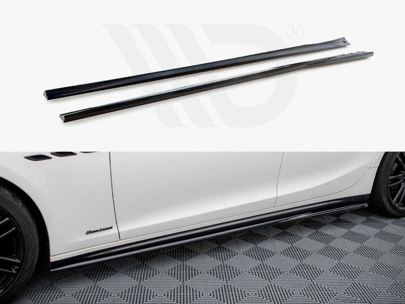 Maxton Design - Side Skirts Diffusers Maserati Ghibli Mk3 Facelift
