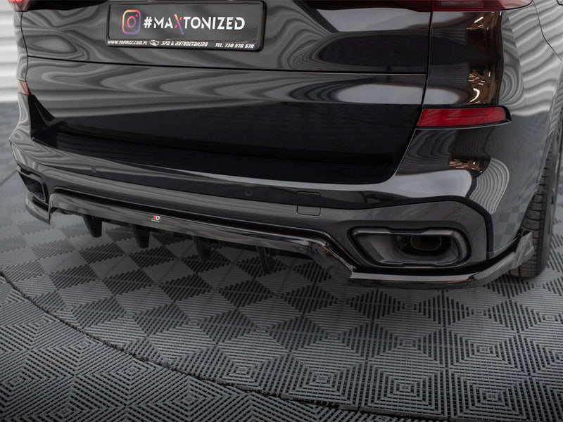 Maxton Design - Central Rear Splitter (Vertical Bars) BMW X5 M-Sport G05