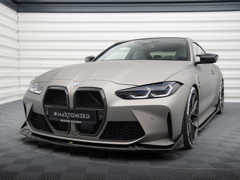 Maxton Design - Front Splitter V.4 CSL Look BMW M4 G82 / G82 Facelift
