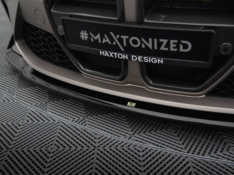 Maxton Design - Front Splitter V.4 CSL Look BMW M4 G82 / G82 Facelift