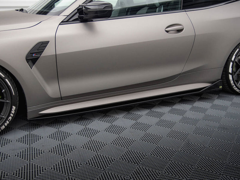 Maxton Design - Side Skirt Diffusers V.3 CSL Look BMW M4 G82 / G82 Facelift