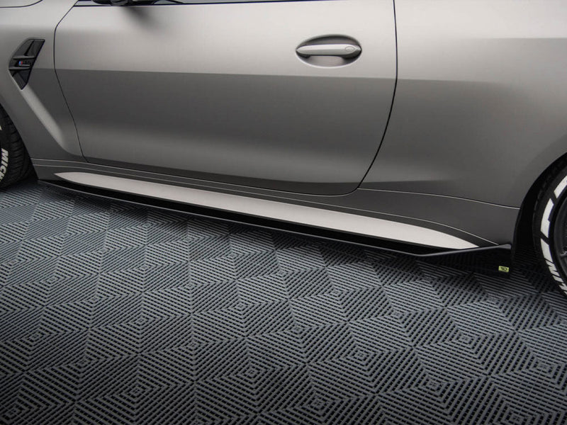Maxton Design - Side Skirt Diffusers V.3 CSL Look BMW M4 G82 / G82 Facelift