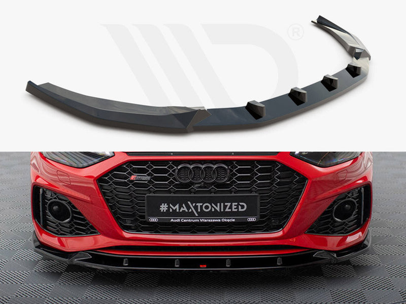 Maxton Design - Front Splitter V.2 Audi RS4 B9 Facelift