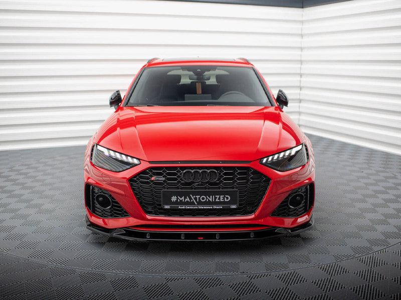 Maxton Design - Front Splitter V.2 Audi RS4 B9 Facelift