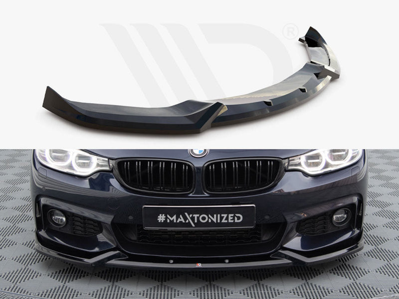 Maxton Design - FRONT SPLITTER V.5 BMW 4 COUPE / GRAN COUPE / CABRIO M-PACK F32 / F36 / F33