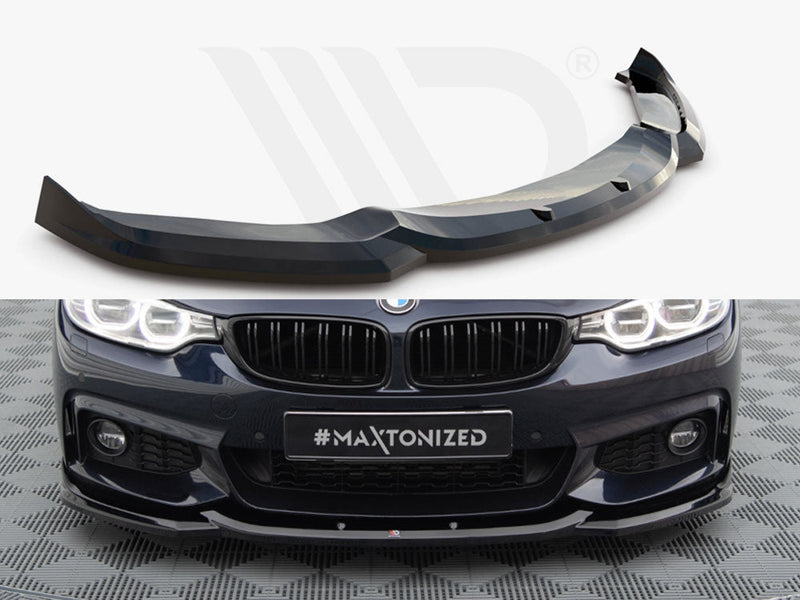 Maxton Design - FRONT SPLITTER V.6 BMW 4 COUPE / GRAN COUPE / CABRIO M-PACK F32 / F36 / F33