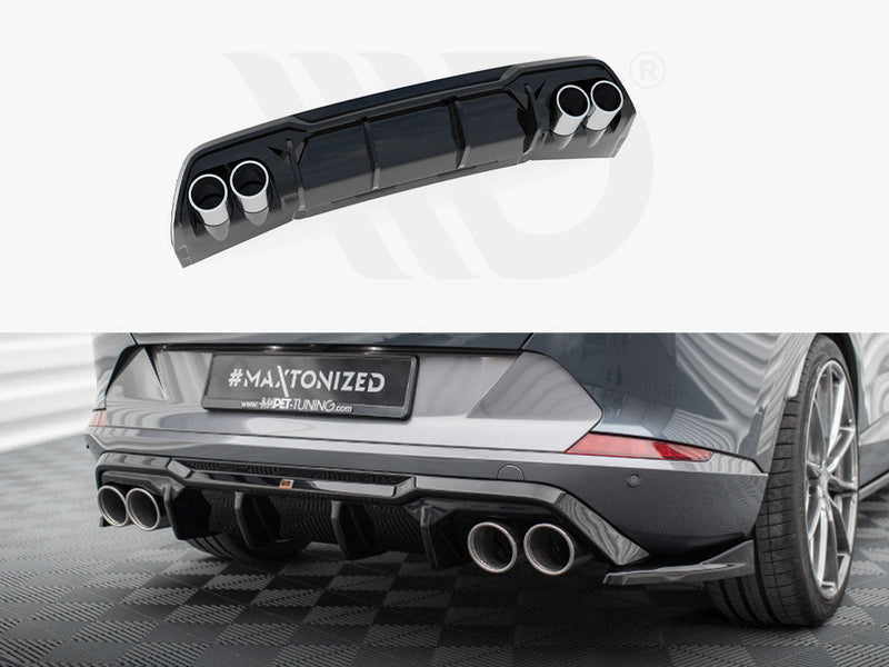 Maxton Design - Rear Valance V.3 + Exhaust Ends Imitation Cupra Formentor Mk1
