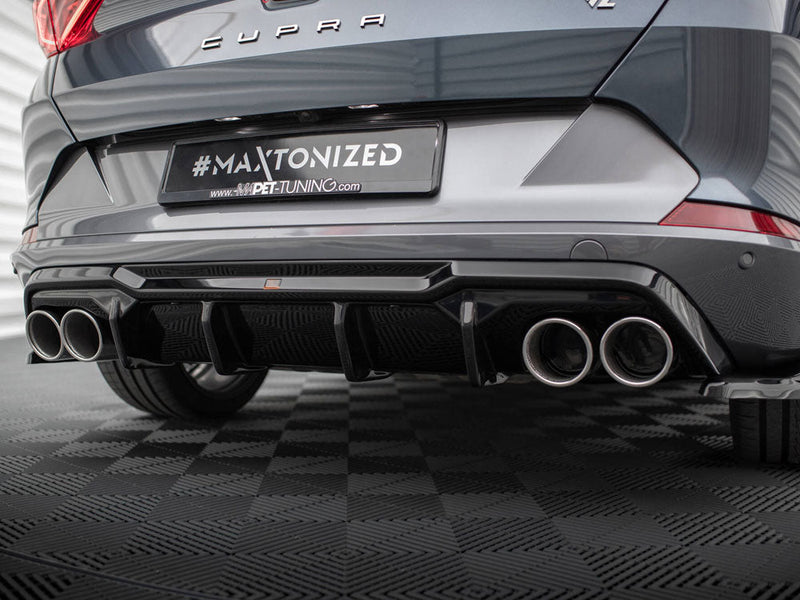 Maxton Design - Rear Valance V.3 + Exhaust Ends Imitation Cupra Formentor Mk1