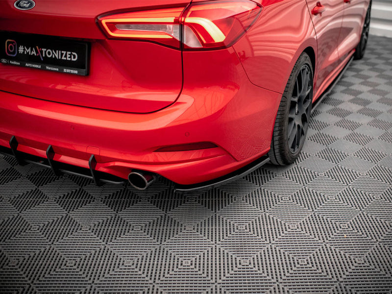 Maxton Design - Rear Side Splitters V.5 Ford Focus ST Estate Mk4 / MK4.5