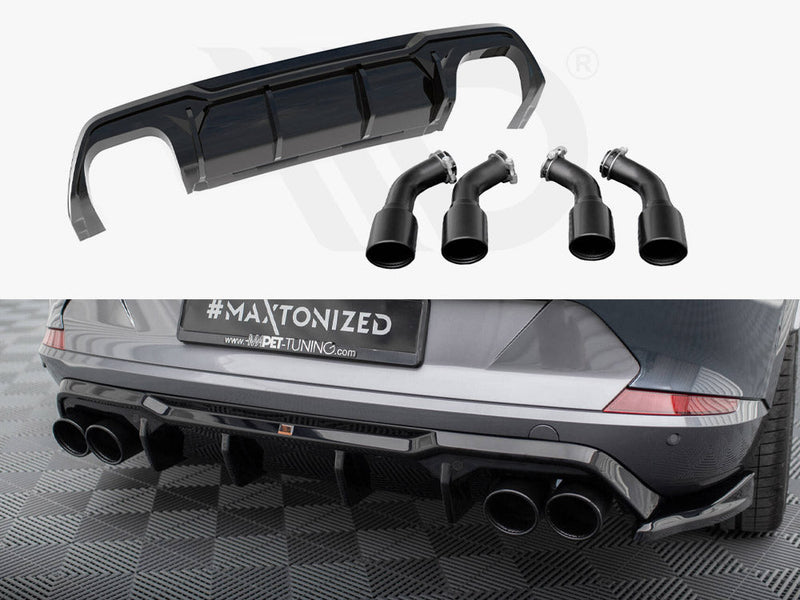 Maxton Design - Rear Valance V.3 + Exhaust Tips Cupra Formentor VZ Mk1