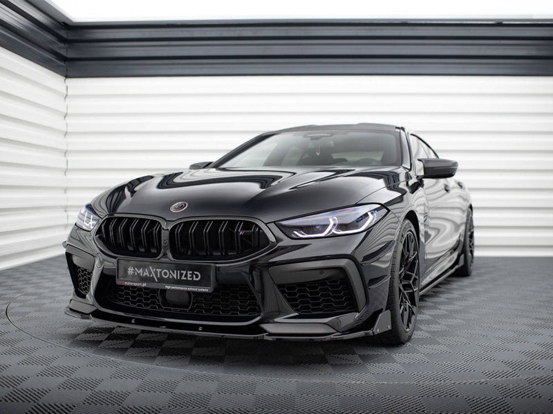 Maxton Design - Front Splitter V.1 + Flaps BMW M8 Gran Coupe F93 / Coupe F92