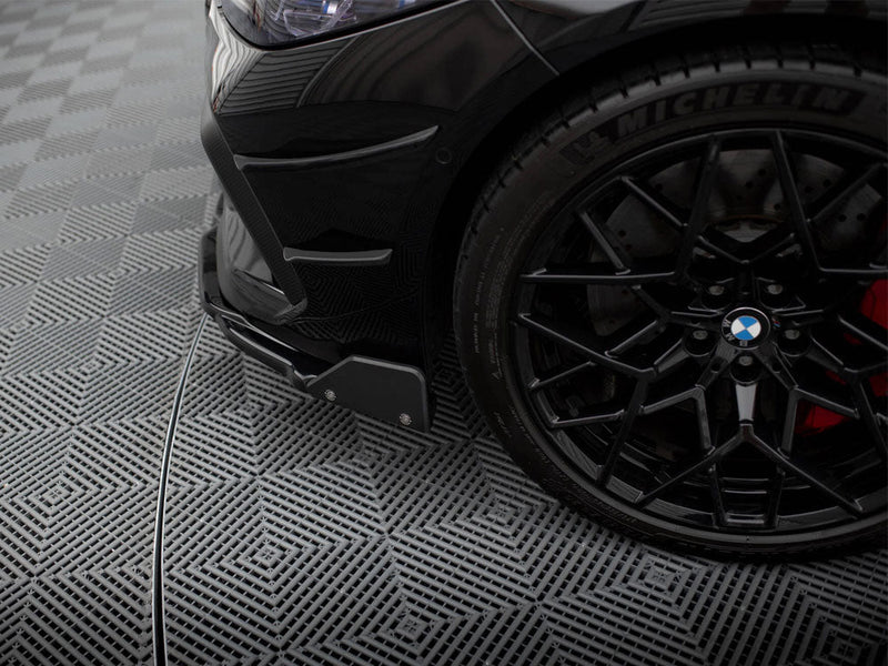Maxton Design - Front Splitter V.1 + Flaps BMW M8 Gran Coupe F93 / Coupe F92