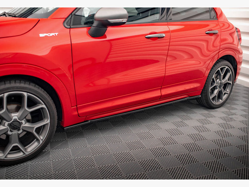 Maxton Design - Side Skirts Diffusers Fiat 500X Sport Mk1 Facelift