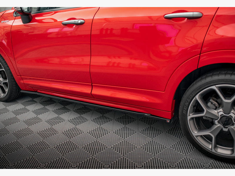 Maxton Design - Side Skirts Diffusers Fiat 500X Sport Mk1 Facelift