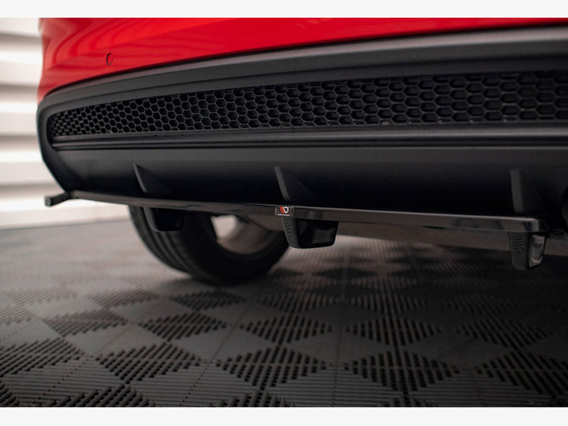 Maxton Design - Central Rear Splitter (Vertical Bars) Fiat 500X Sport Mk1 Facelift