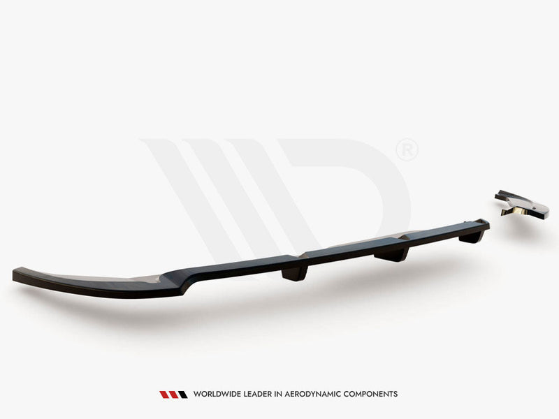 Maxton Design - Central Rear Splitter (Vertical Bars) Fiat 500X Sport Mk1 Facelift