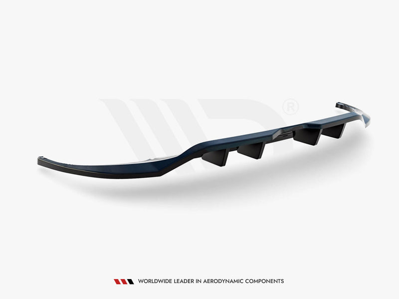Maxton Design - Central Rear Splitter (Vertical Bars) Volkswagen Tiguan R-Line Mk2 Facelift