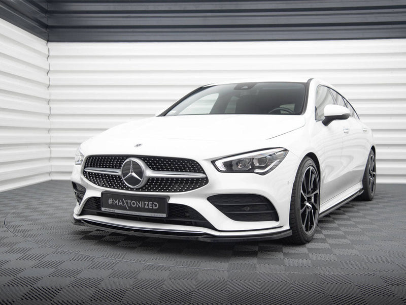 Maxton Design - FRONT SPLITTER V.1 MERCEDES-BENZ CLA AMG-LINE C118 (2019-)