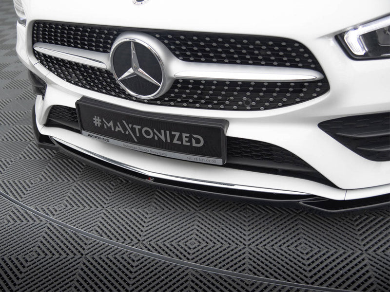 Maxton Design - FRONT SPLITTER V.1 MERCEDES-BENZ CLA AMG-LINE C118 (2019-)