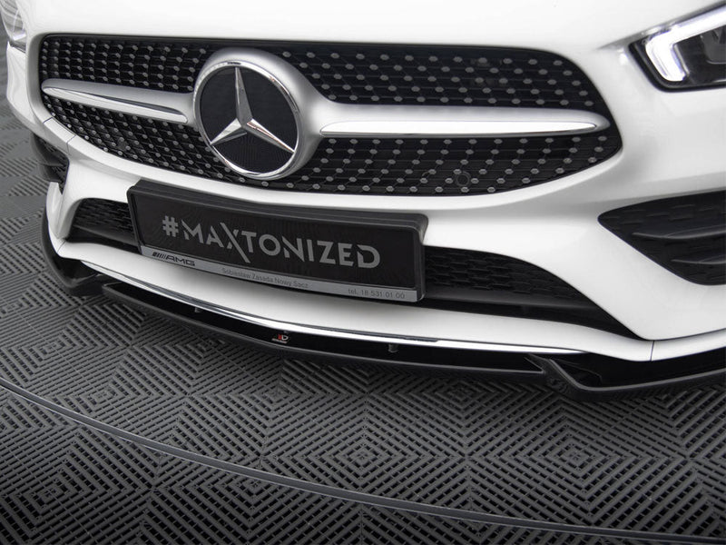 Maxton Design - Front Splitter V.2 Mercedes-Benz CLA A35 AMG / AMG-Line C118