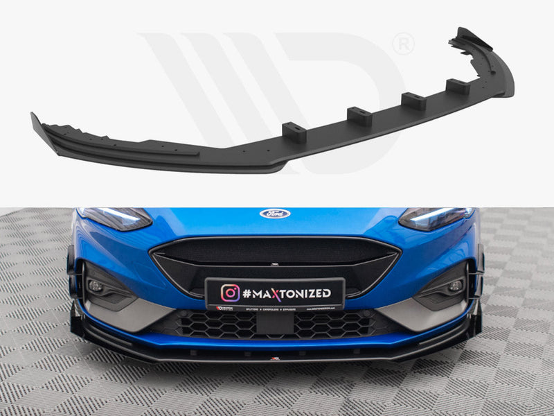 Maxton Design - Street PRO Front Splitter + Flaps Ford Focus ST / ST-Line Mk4