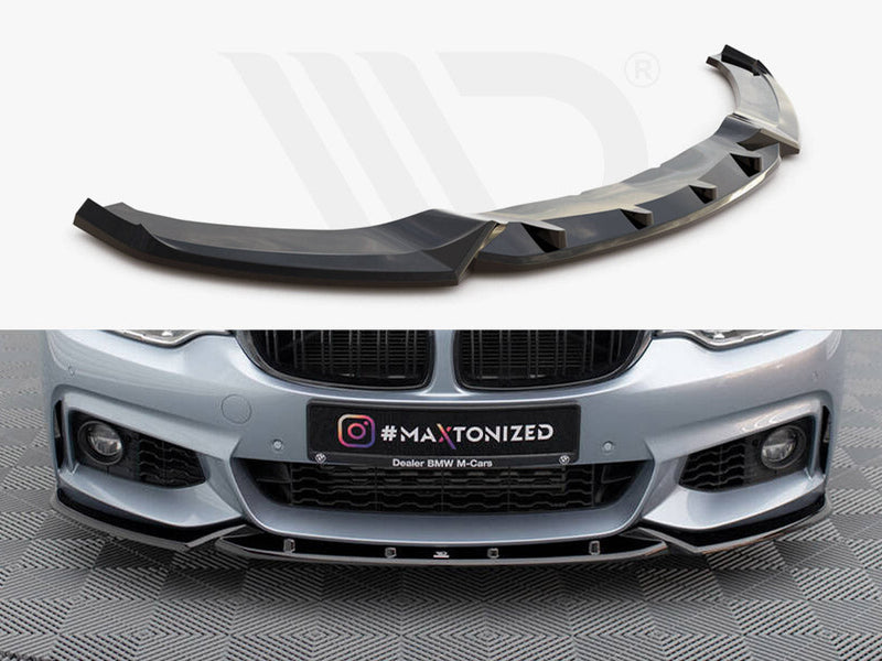 Maxton Design - FRONT SPLITTER V.3 BMW 4 COUPE / GRAN COUPE / CABRIO M-PACK F32 / F36 / F33
