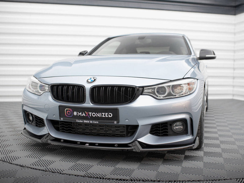 Maxton Design - FRONT SPLITTER V.4 BMW 4 COUPE / GRAN COUPE / CABRIO M-PACK F32 / F36 / F33