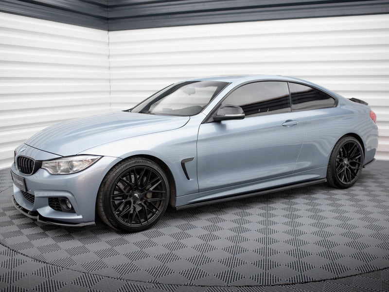 Maxton Design - SIDE SKIRTS DIFFUSERS V.3 BMW 4 COUPE / GRAN COUPE / CABRIO M-SPORT F32 / F36 / F33