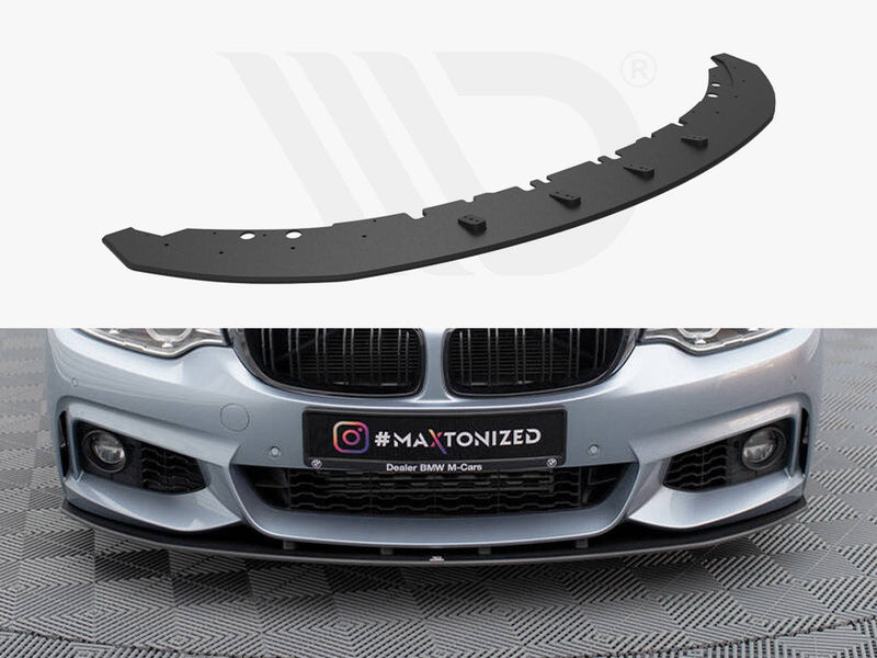 Maxton Design - STREET PRO FRONT SPLITTER BMW 4 COUPE / GRAN COUPE / CABRIO M-PACK F32 / F36 / F33