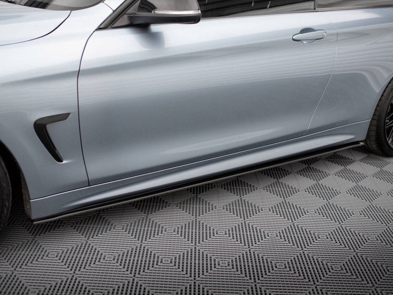 Maxton Design - STREET PRO SIDE SKIRTS DIFFUSERS BMW 4 COUPE / GRAN COUPE / CABRIO M-PACK F32 / F36 / F33